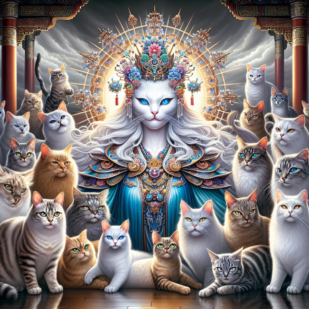 la-deesse-li-shou-le-chat-dans-la-mythologie-chinoise