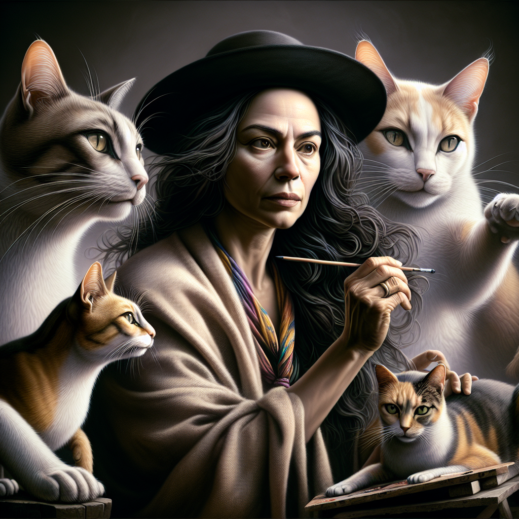 frida-kahlo-et-ses-chats-compagnons-et-inspirations